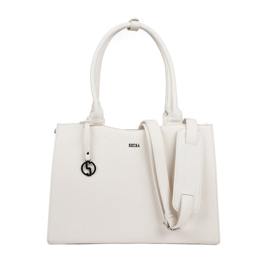 Wave White Womens Laptop Tote 14" - Laptopbags.co.uk
