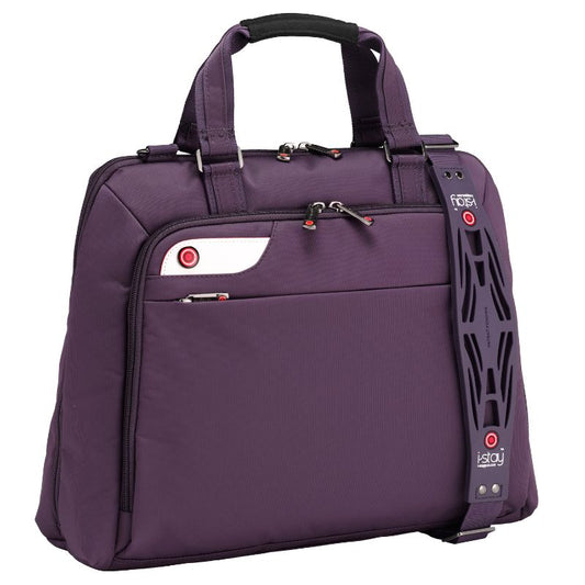 Istay Ladies Laptop Bag Purple 15.6 - Laptopbags.co.uk