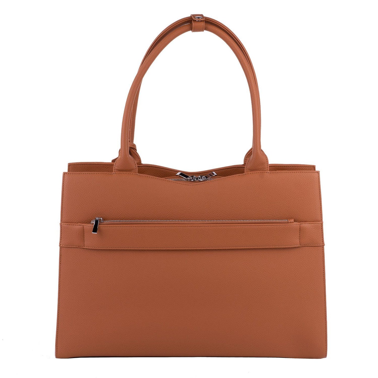 Straight Line Cognac 15.6″ Women's Laptop Tote - Laptopbags.co.uk