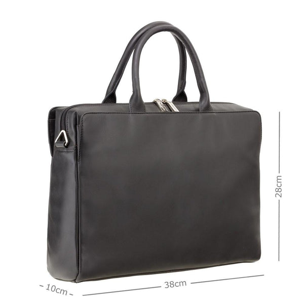 Ollie - Womens 13 inch Leather Laptop Case - Laptopbags.co.uk