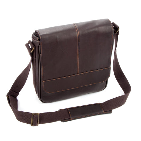 Colombian Leather 10.5" Tablet - iPad Bag - Brown - Laptopbags.co.uk
