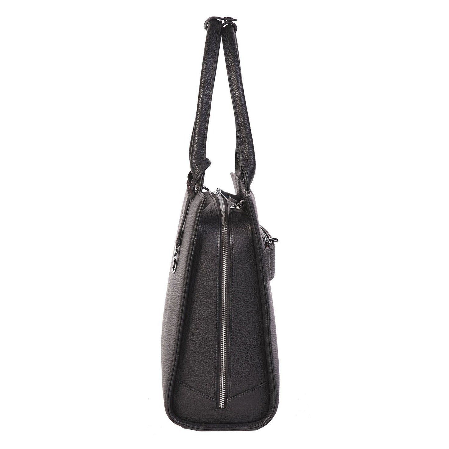 Deep Black Midi 13.3″ Womens Laptop Tote - Laptopbags.co.uk
