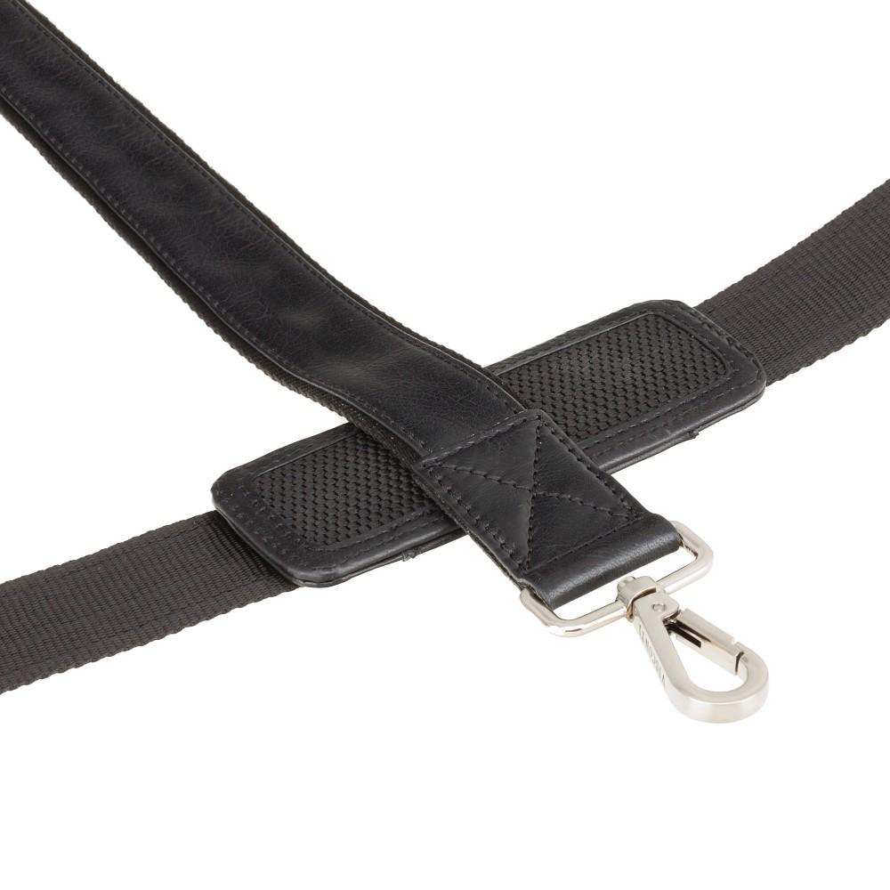 Hugo - 15" Leather Laptop Briefcase - Black - Laptopbags.co.uk