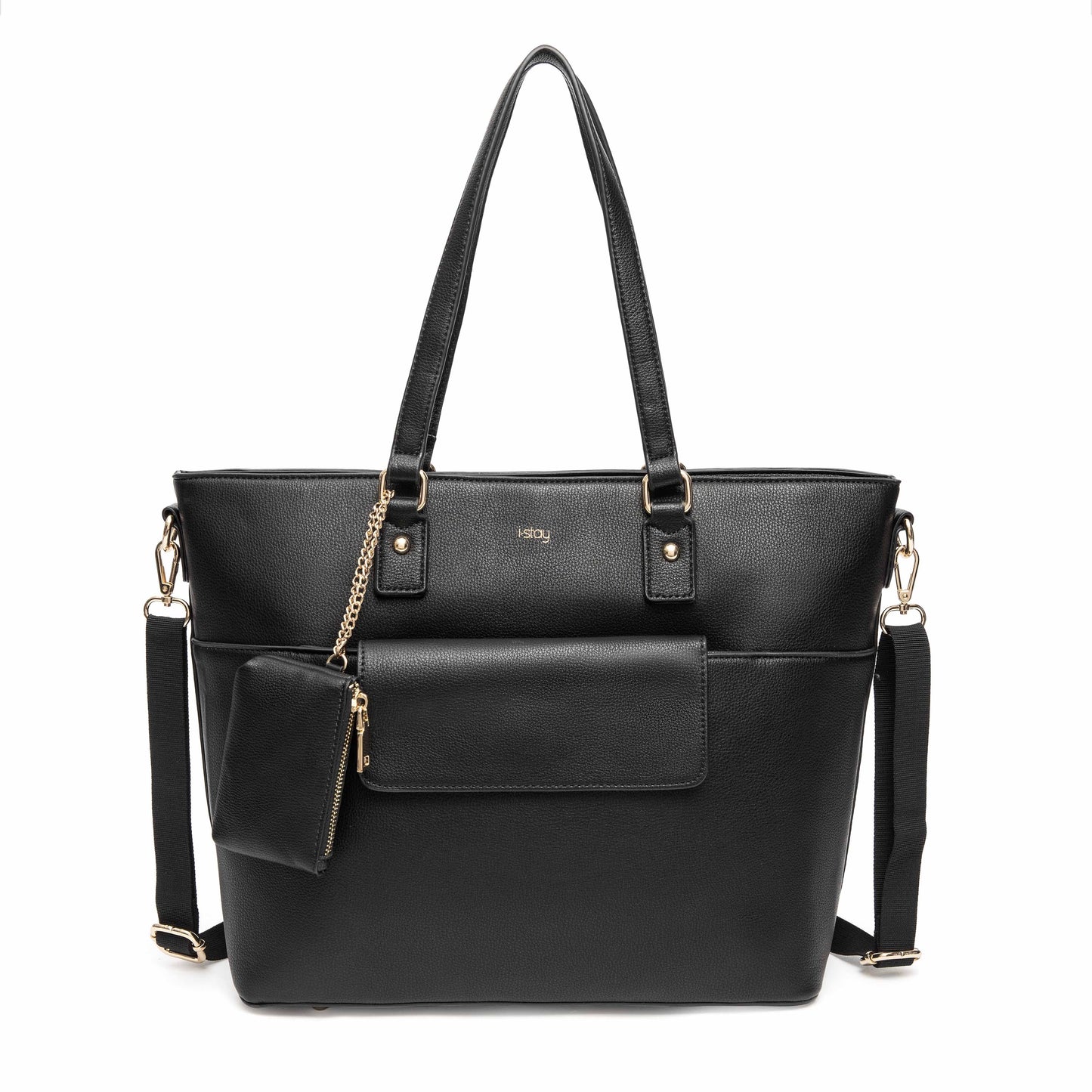 i-stay 13.3" Womens Laptop -Tablet Tote Bag with Accessory Bags - Black - Laptopbags.co.uk