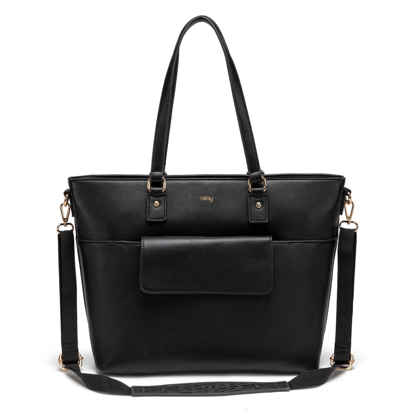 i-stay 13.3" Womens Laptop -Tablet Tote Bag with Accessory Bags - Black - Laptopbags.co.uk