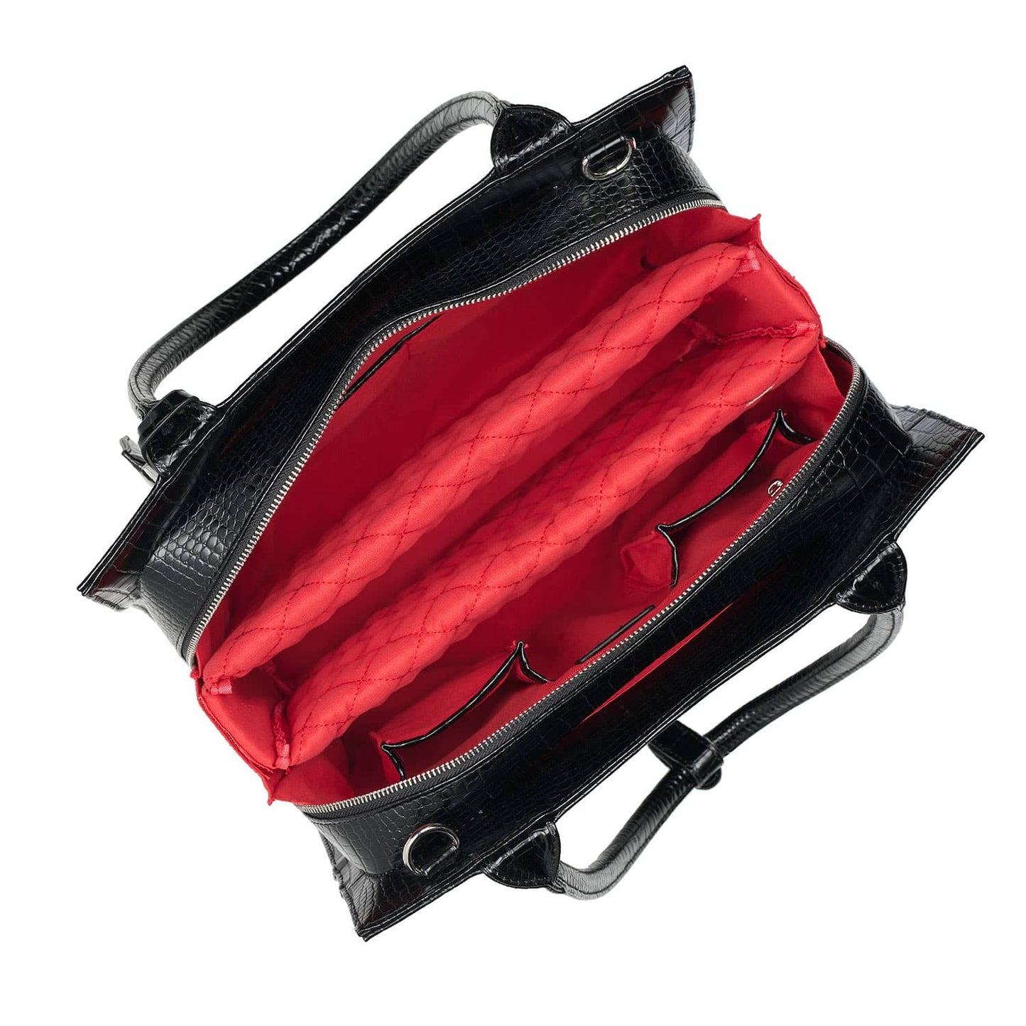 Mock Croc Midi 14″Womens Laptop Tote - Laptopbags.co.uk