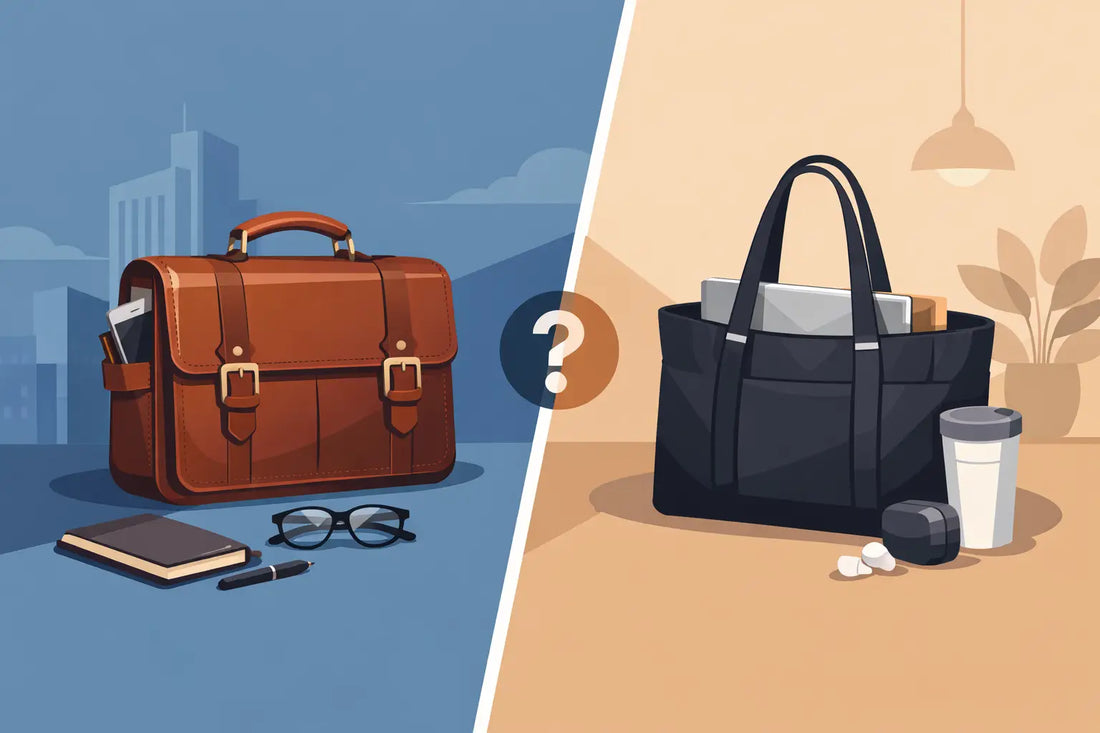 Leather Briefcase vs Laptop Tote: Which Fits?