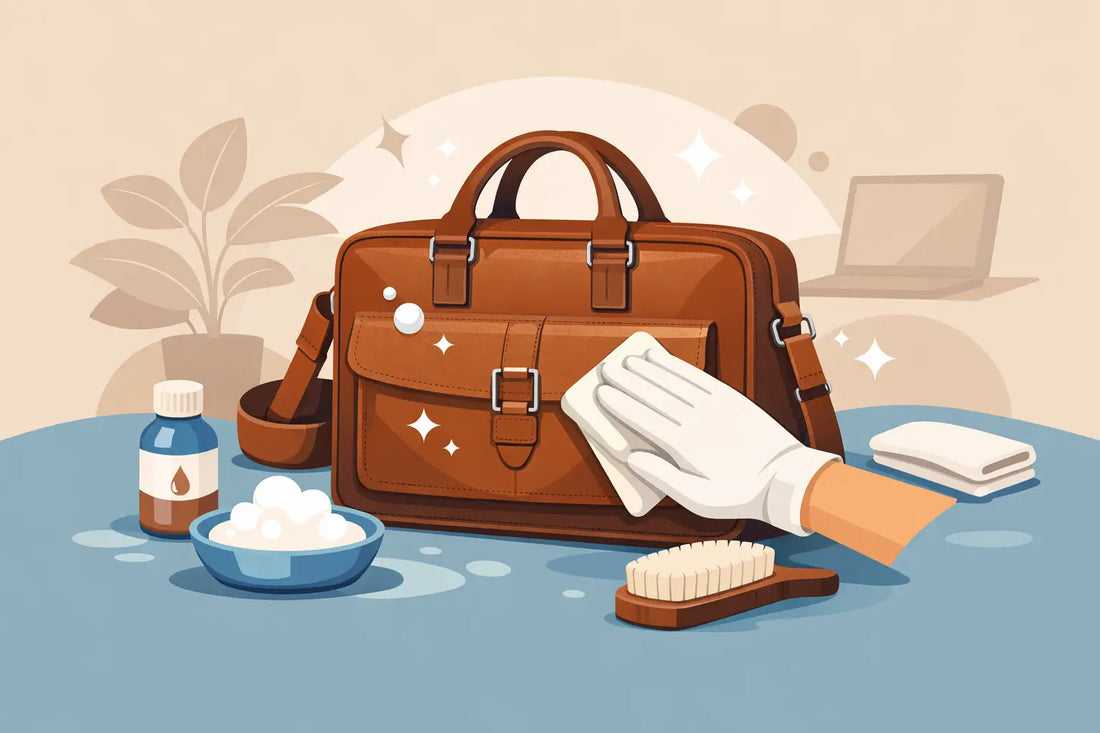 How to Clean Leather Laptop Bag Properly