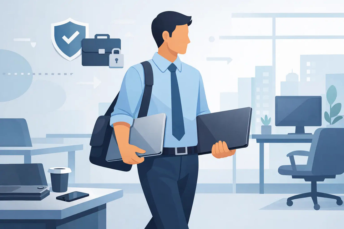 How to Carry Two Laptops Safely at Work