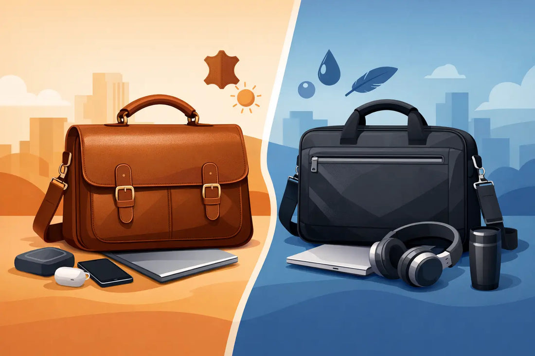 Leather Laptop Bag vs Nylon: Which Works Best?
