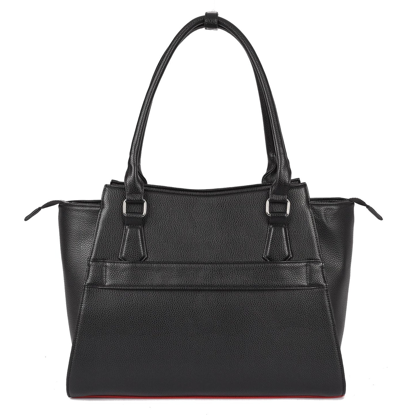 Business bag Caddy black 15.6" - red bottom -made Nivodur ( Synthetic )