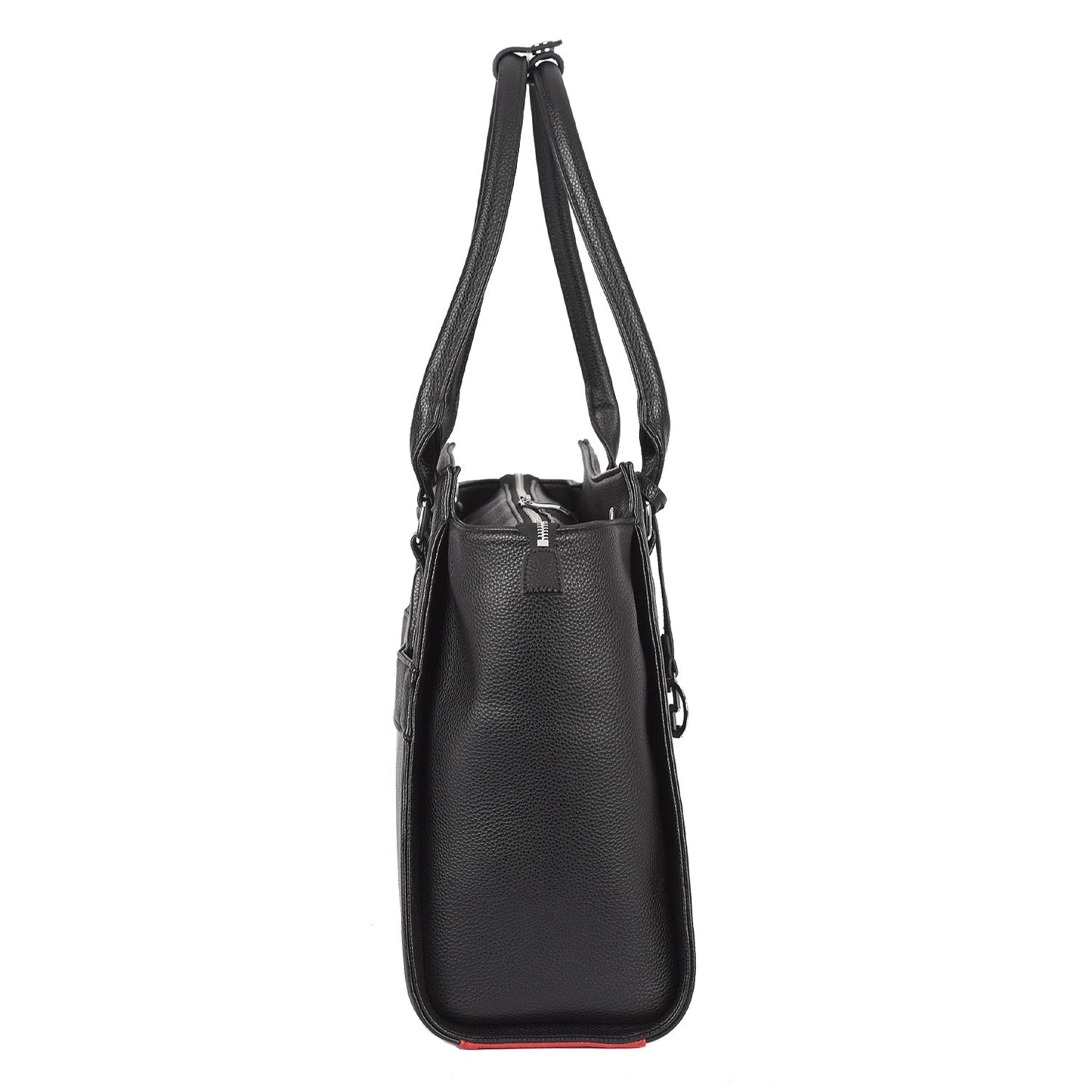 Business bag Caddy black 15.6" - red bottom -made Nivodur ( Synthetic )