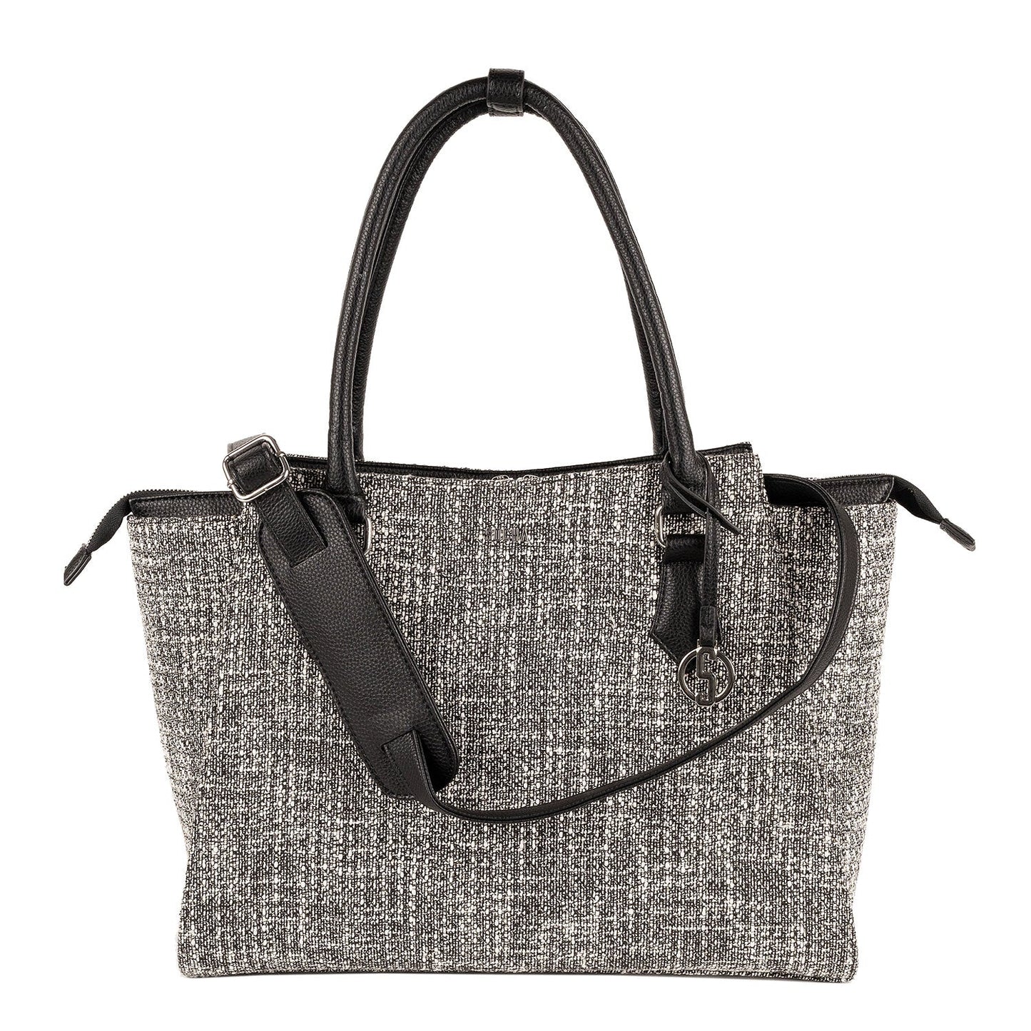 Caddy Tweed 15.6″ Womens Laptop Tote Bag - Laptopbags.co.uk