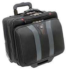 Swissgear Granada Rolling Case Nylon for Upto 17 - Inch Notebooks - Black - Laptopbags.co.uk