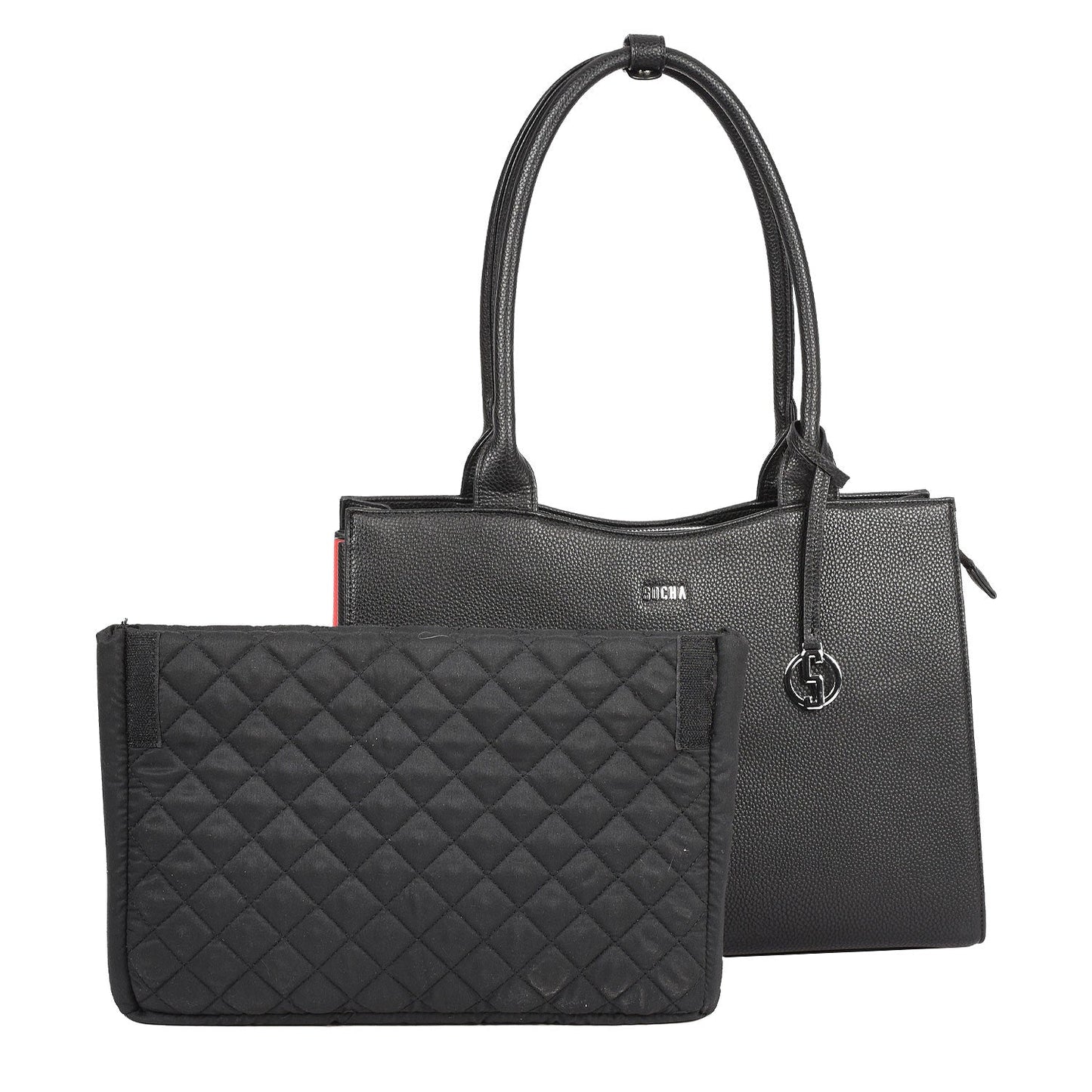 Wave Black Womens Laptop Tote 14" - Laptopbags.co.uk