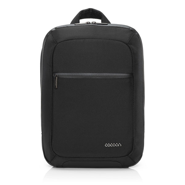 Cocoon SLIM Water Resistant Backpack 15.6” Laptop + 10” Tablet Backpack- Black - Laptopbags.co.uk
