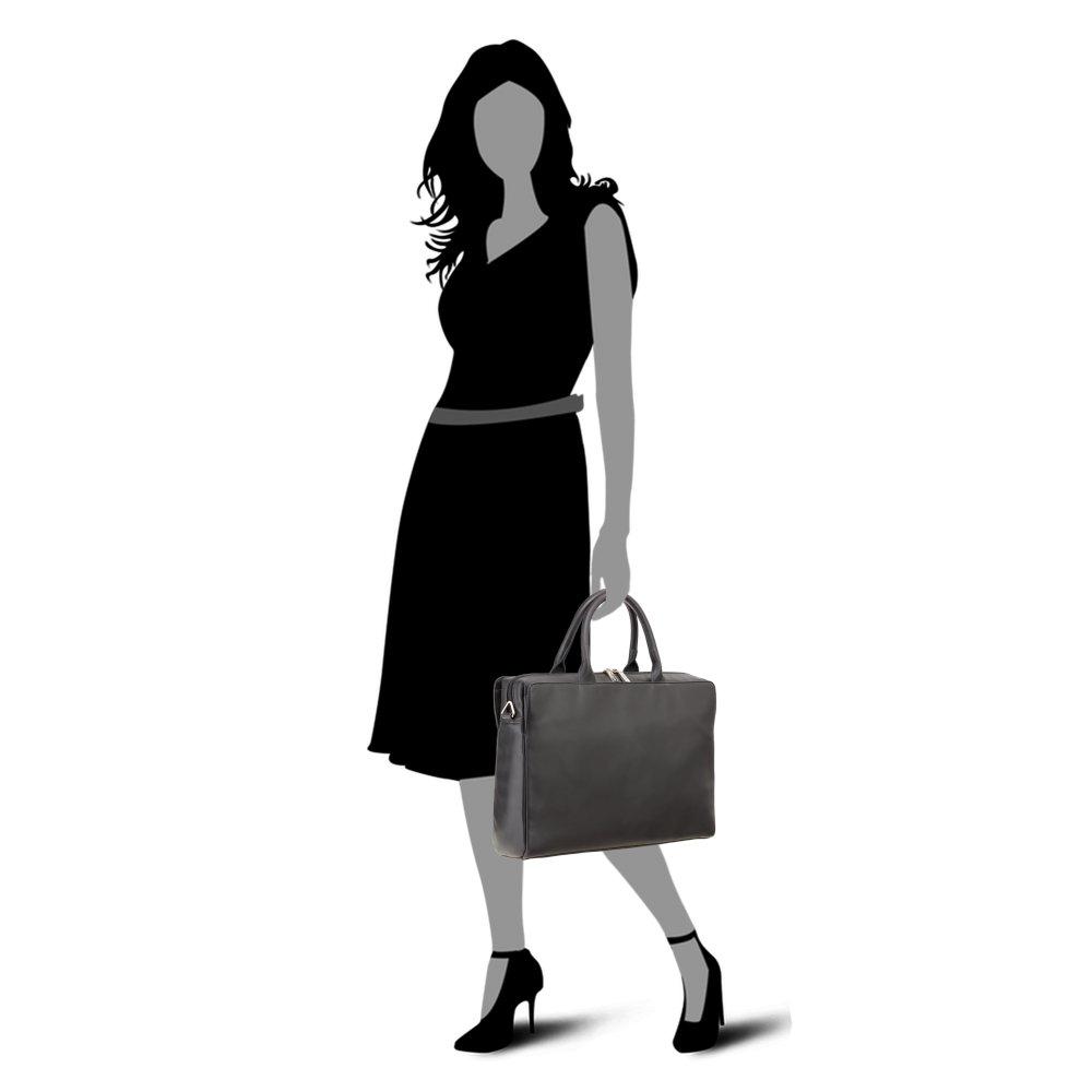 Ollie - Womens 13 inch Leather Laptop Case - Laptopbags.co.uk