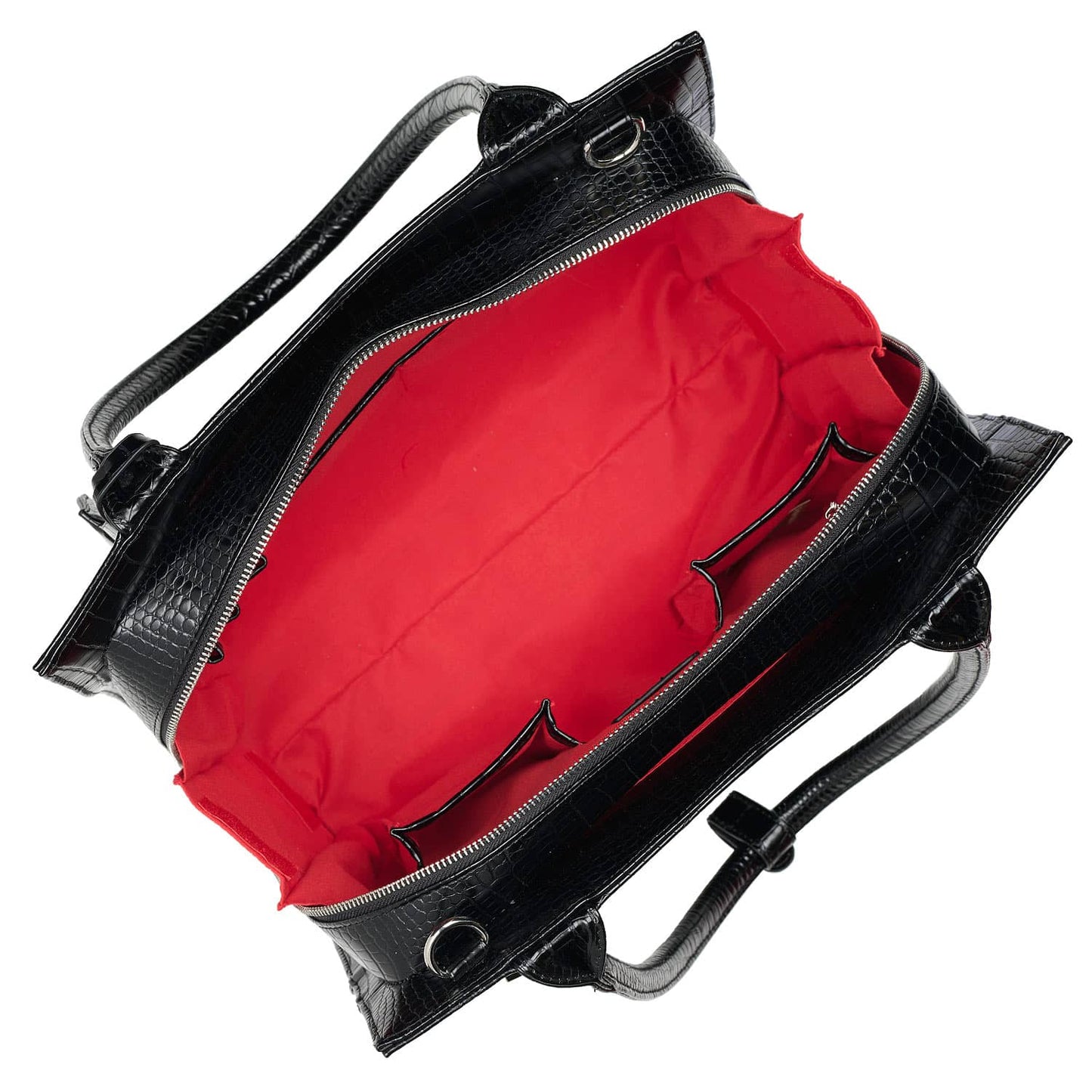 Mock Croc Midi 14″Womens Laptop Tote - Laptopbags.co.uk