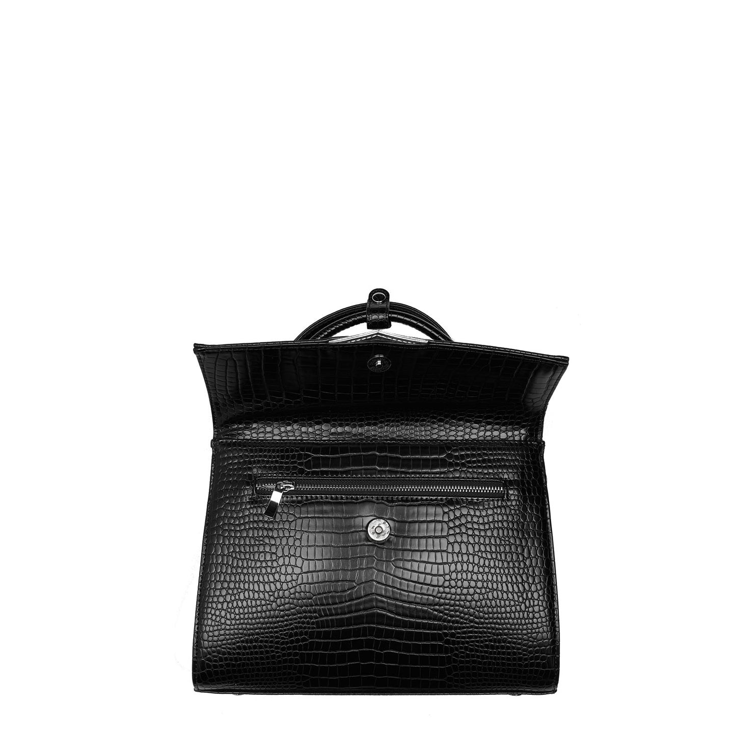 Tiny Tip Mock-Croc 10" Tablet Bag - Black - Laptopbags.co.uk