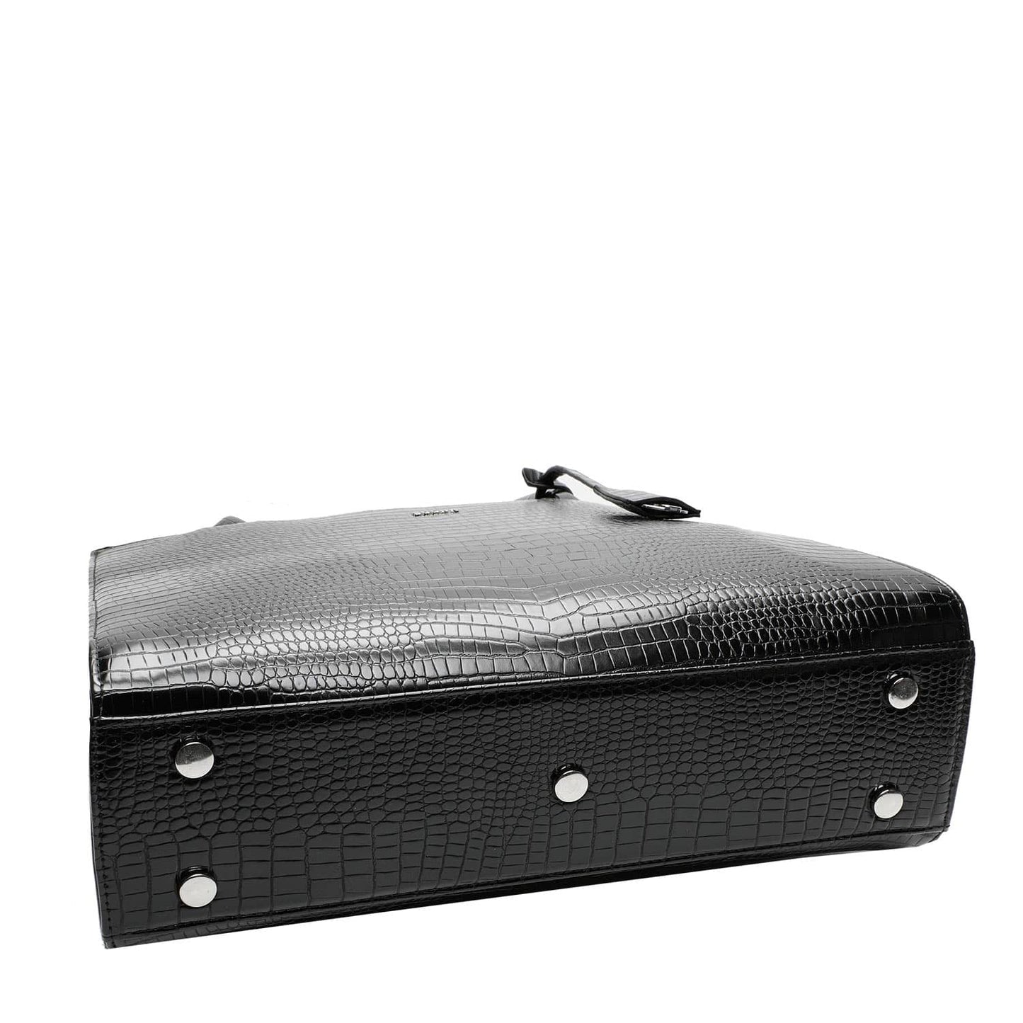 Mock Croc Midi 14″Womens Laptop Tote - Laptopbags.co.uk