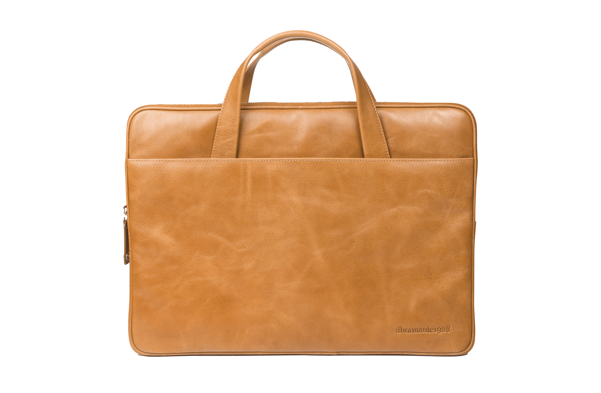 Leather Laptopcase Silkeborg for PC & MacBooks up to 15"- Tan - Laptopbags.co.uk