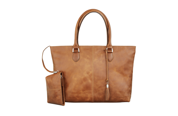 Sophie Tan Leather Womens 15" Laptop Tote - Laptopbags.co.uk