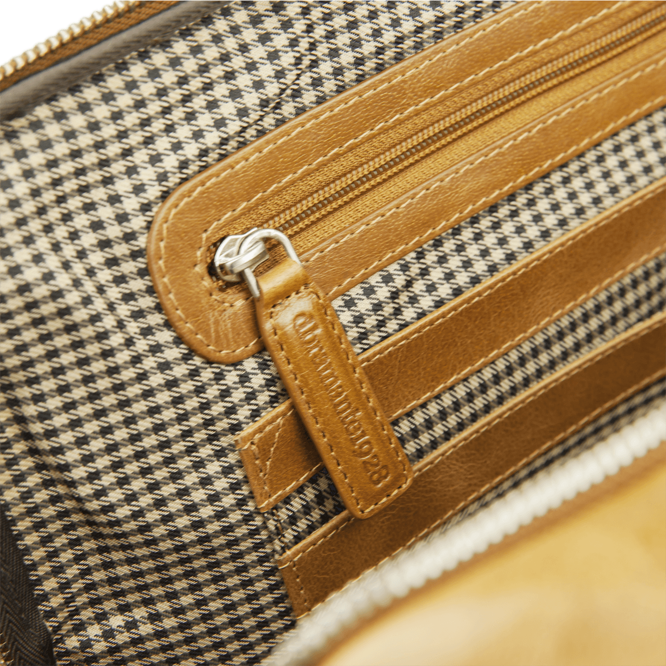 Kronborg 16" Leather Laptop Briefcase - Tan - Laptopbags.co.uk