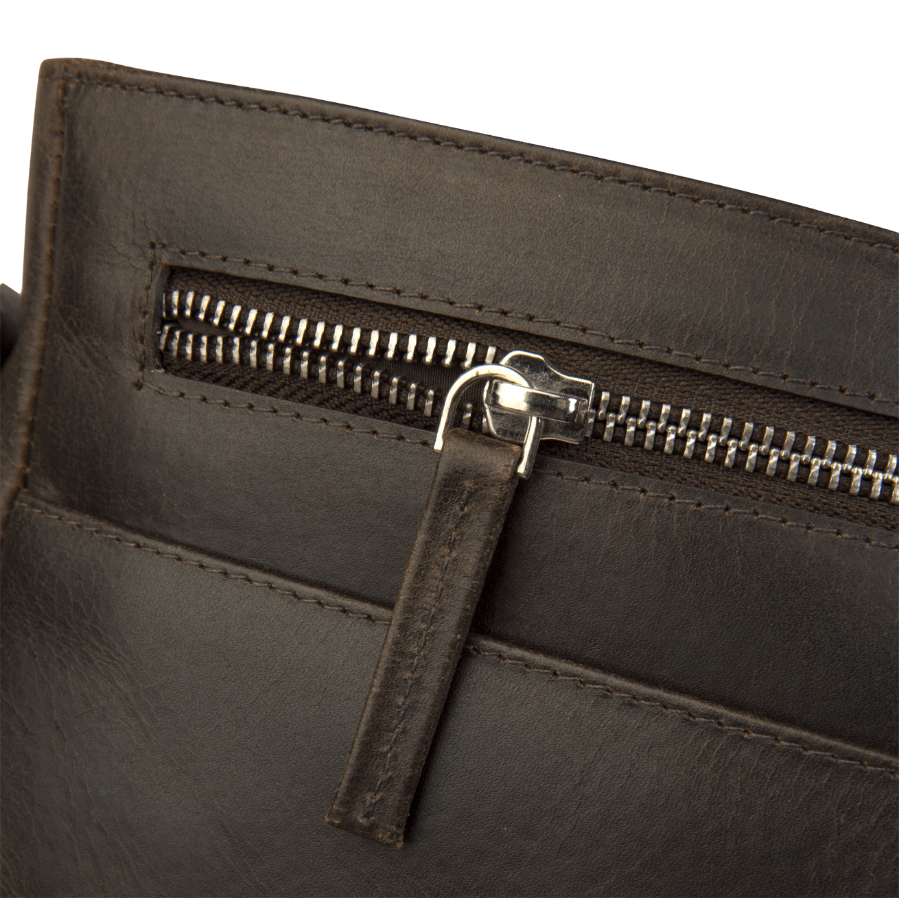 Marselisborg 14" Leather Laptop Messenger - Hunter Brown - Laptopbags.co.uk