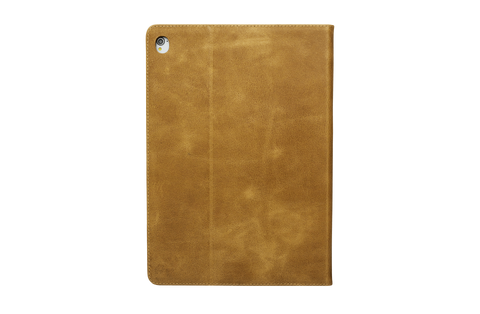 Copenhagen 2 -Leather  9.7" iPad Pro Folio Case- Tan - Laptopbags.co.uk