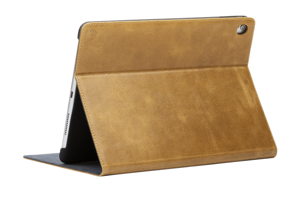 Copenhagen 2 -Leather  9.7" iPad Pro Folio Case- Tan - Laptopbags.co.uk