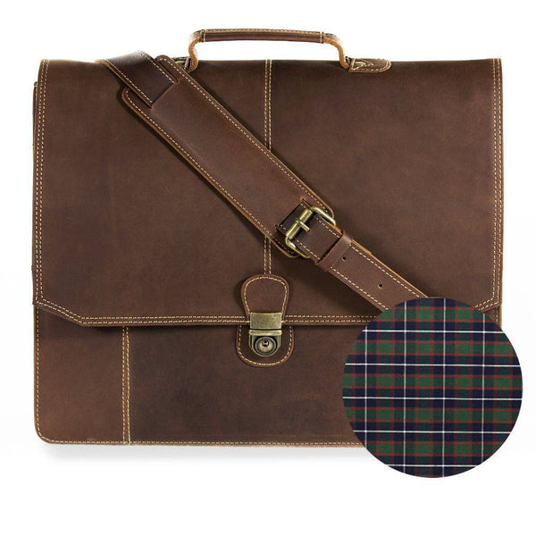 15" Leather Laptop Messenger Bag – SIERRA with choice of Interior lining - Laptopbags.co.uk