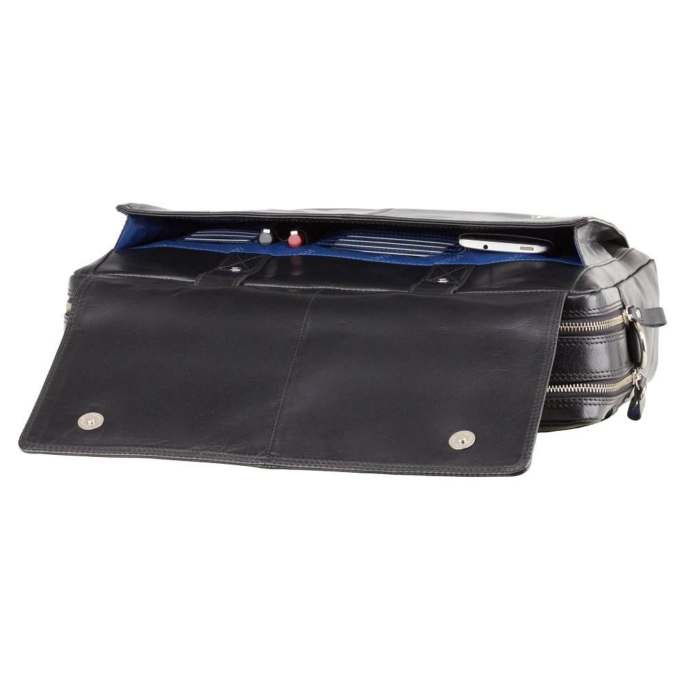 Anderson 15" Laptop Briefcase - Black - Laptopbags.co.uk