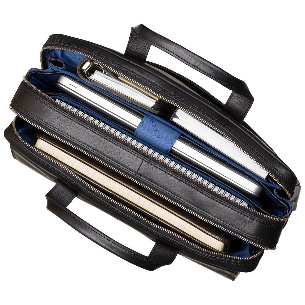 Anderson 15" Laptop Briefcase - Black - Laptopbags.co.uk