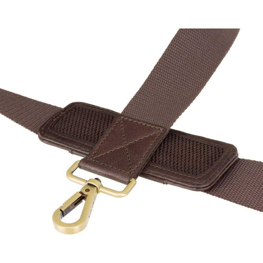 Charles 13" Leather Laptop Briefcase - Brown - Laptopbags.co.uk