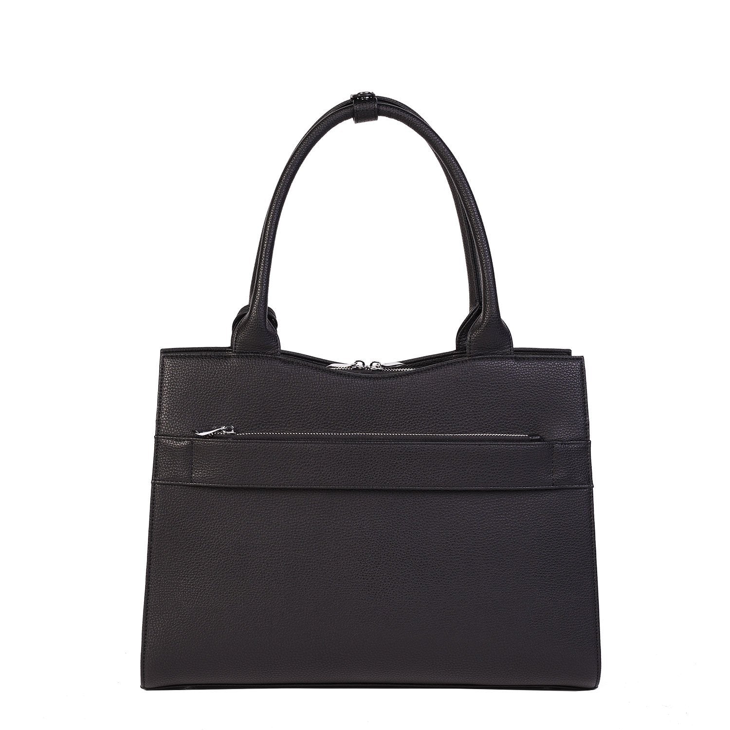 Deep Black Midi 14″ Womens Laptop Tote - Laptopbags.co.uk