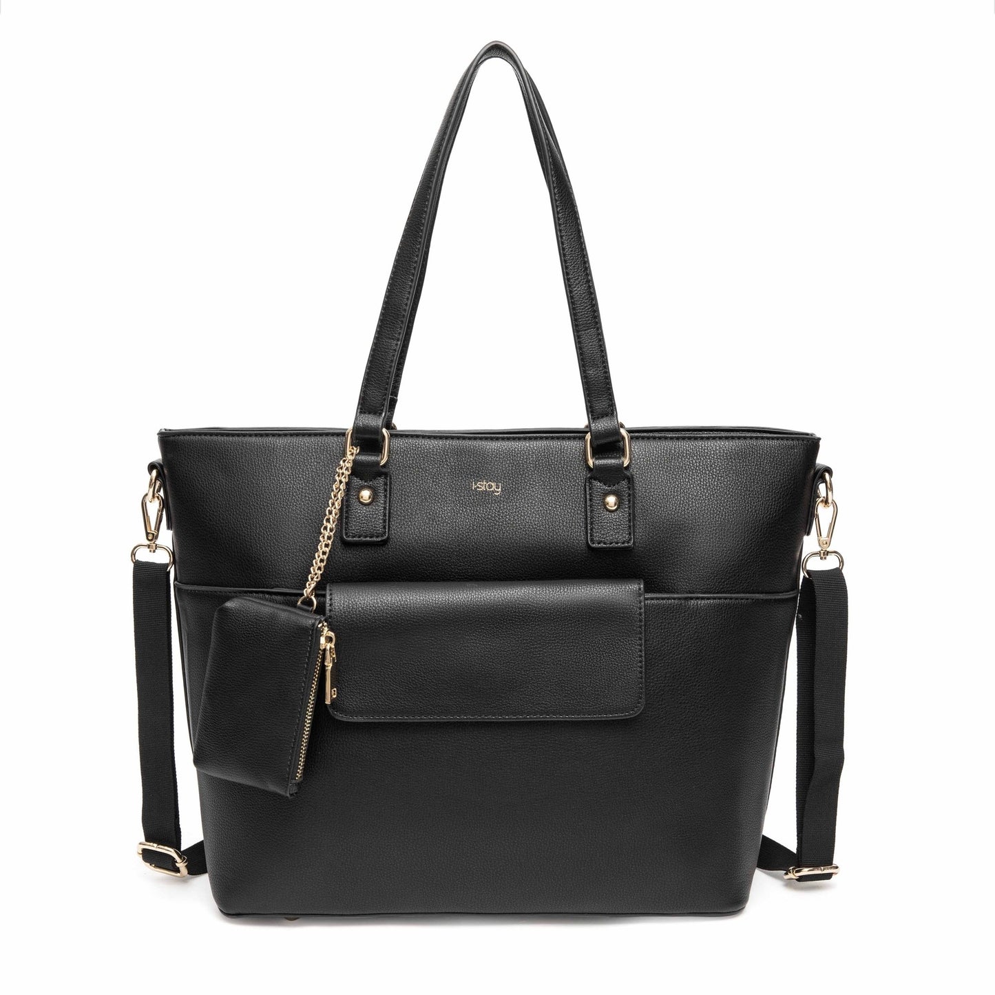 i - stay 13.3" Womens Laptop - Tablet Tote Bag with Accessory Bags - Black - Laptopbags.co.uk