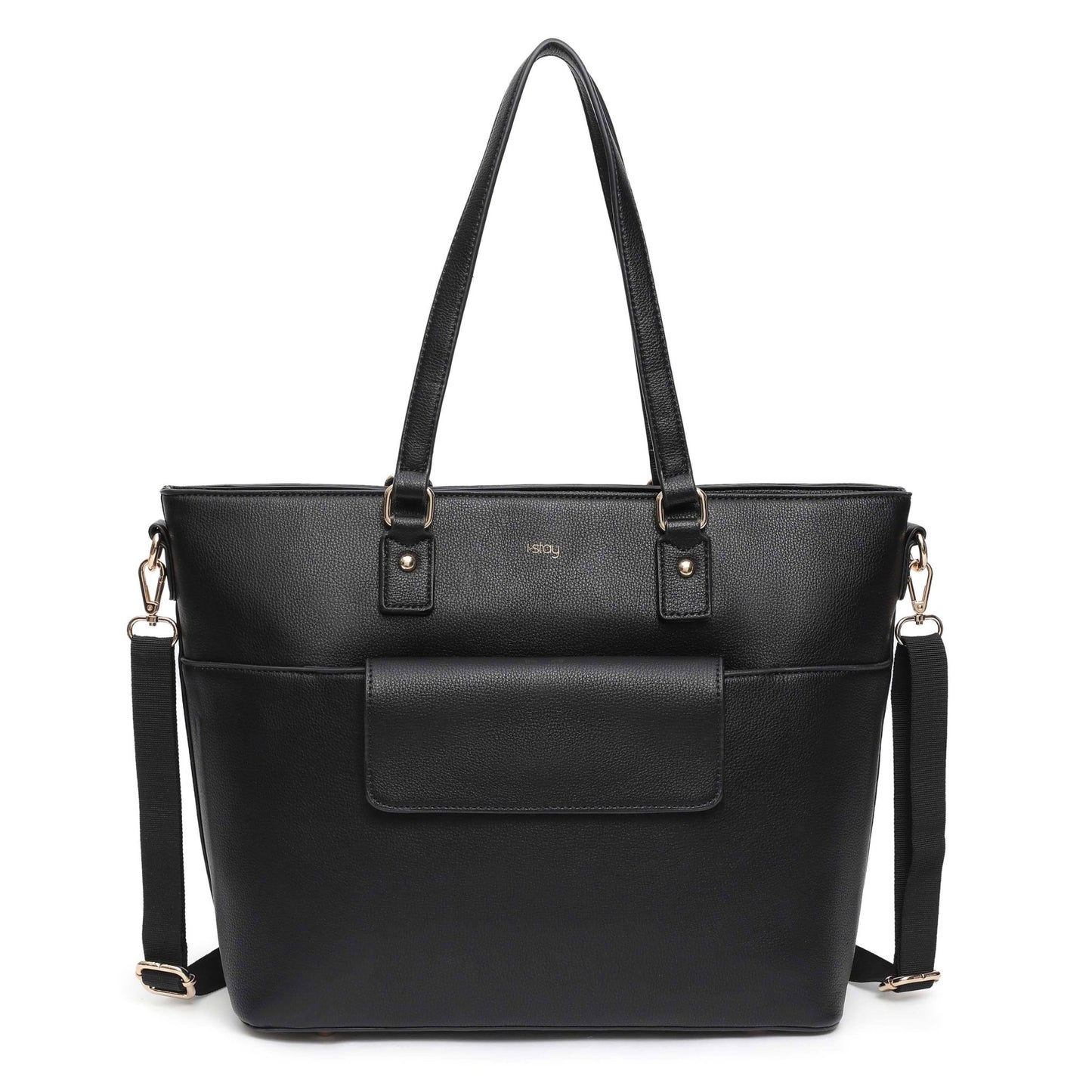 i - stay 13.3" Womens Laptop - Tablet Tote Bag with Accessory Bags - Black - Laptopbags.co.uk