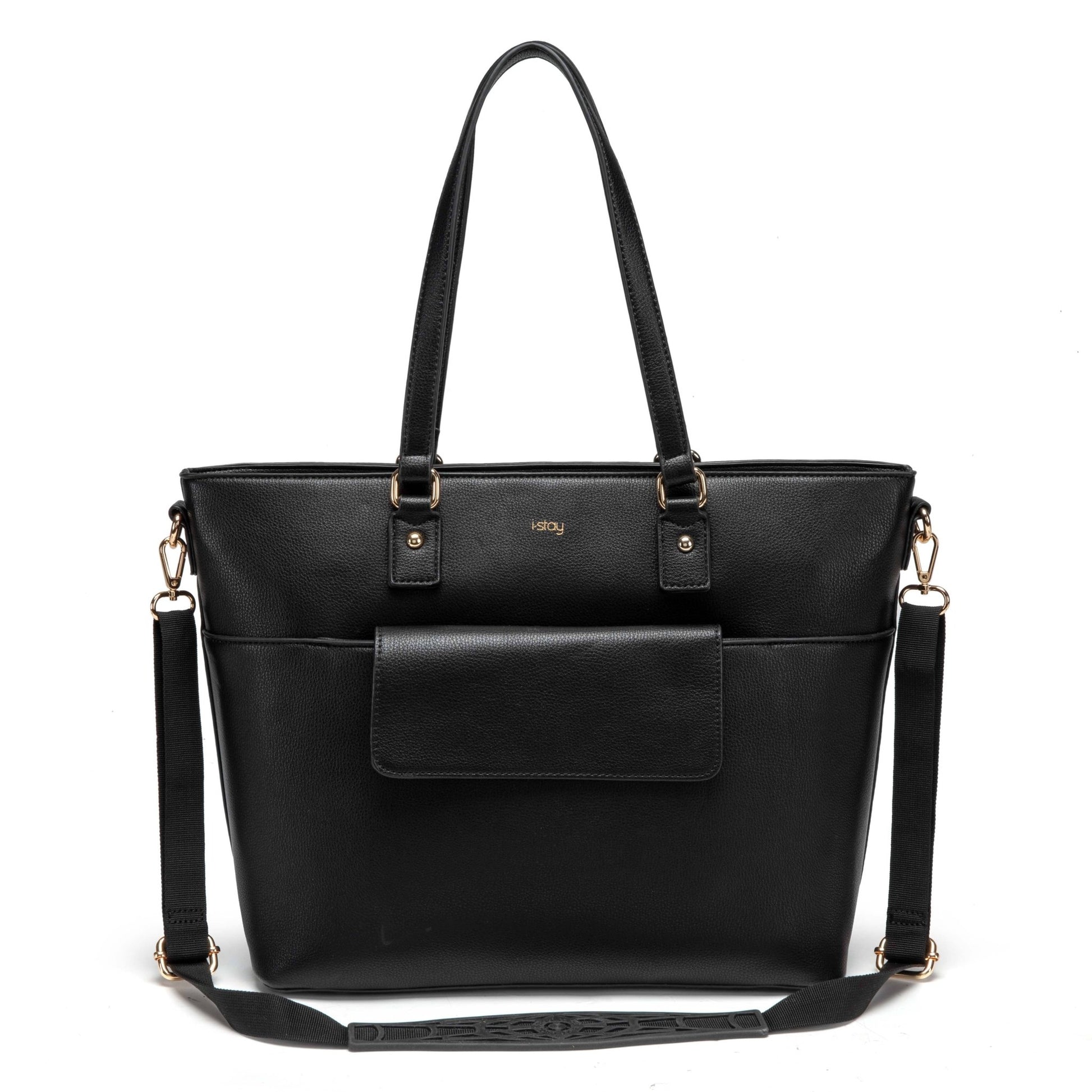 i - stay 13.3" Womens Laptop - Tablet Tote Bag with Accessory Bags - Black - Laptopbags.co.uk