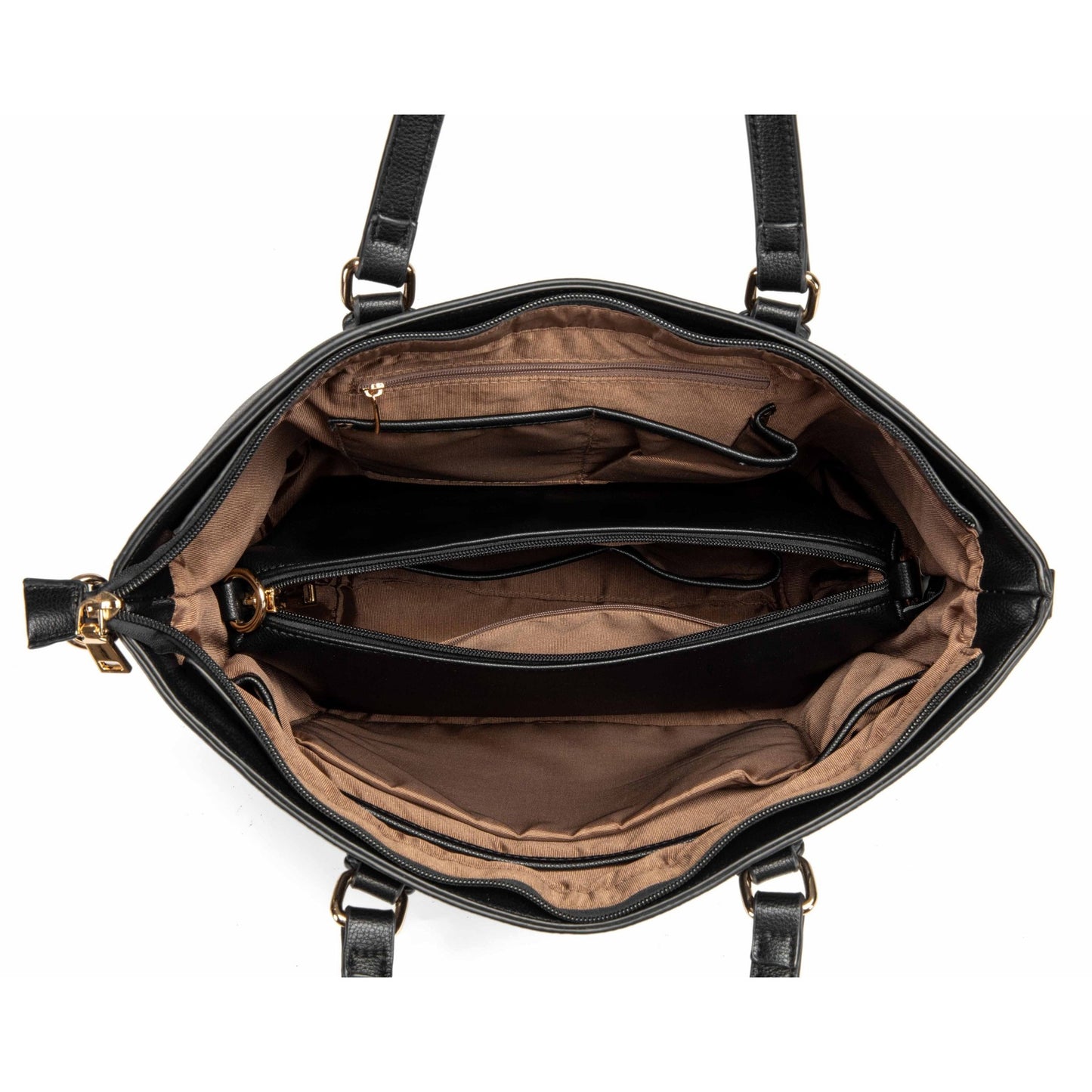 i - stay 13.3" Womens Laptop - Tablet Tote Bag with Accessory Bags - Black - Laptopbags.co.uk