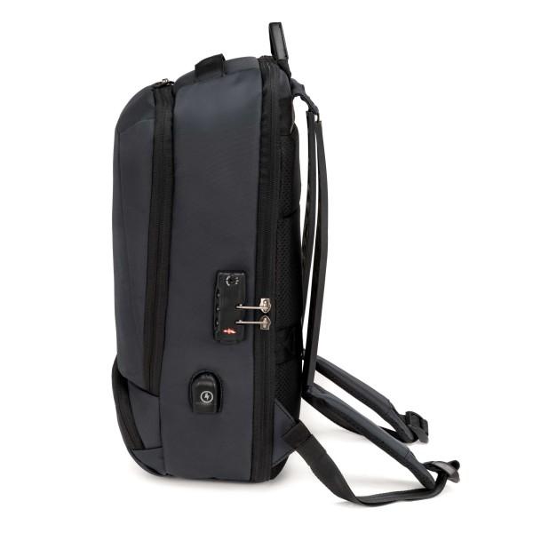 i - stay 15.6” Anti - theft Laptop - Tablet Overnight Backpack - Navy - Laptopbags.co.uk