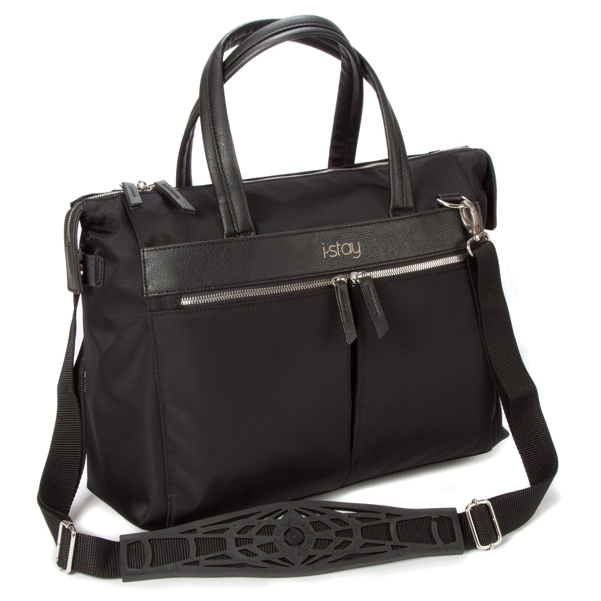 i - stay Onyx 15.6” Ladies Laptop Bag - Black - Laptopbags.co.uk