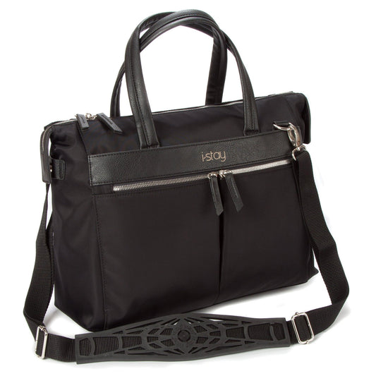 i - stay Onyx 15.6” Ladies Laptop Bag - Black - Laptopbags.co.uk
