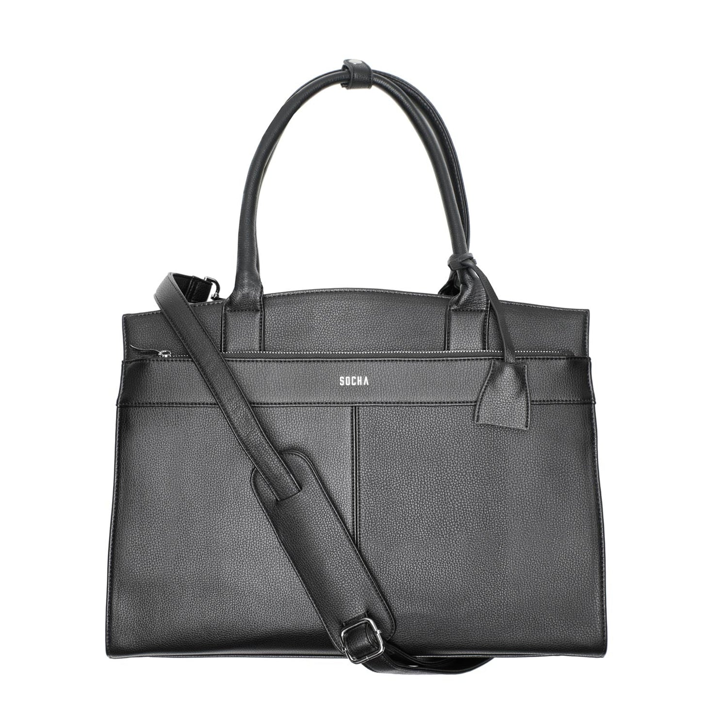Iconic Black 15.6" Women's Laptop Tote Bag - Laptopbags.co.uk