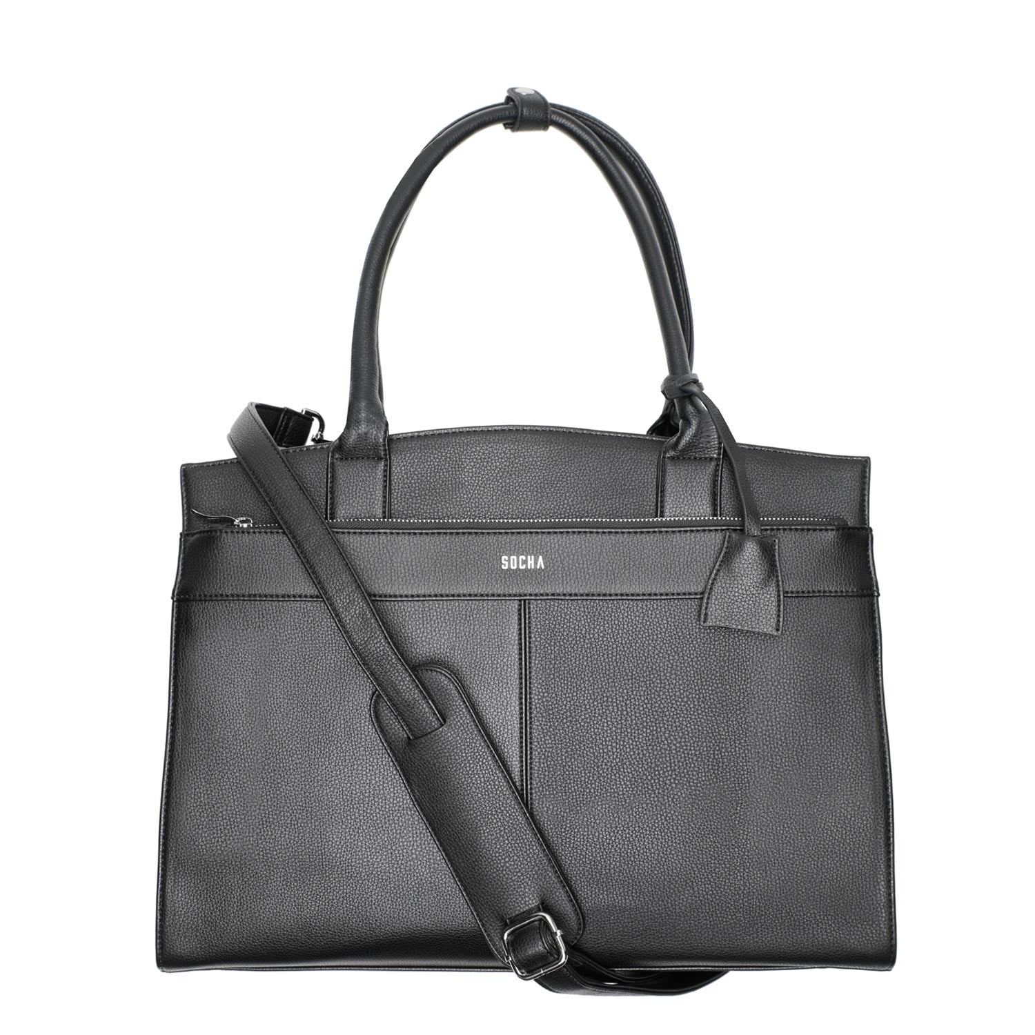 Iconic Black 15.6" Women's Laptop Tote Bag - Laptopbags.co.uk