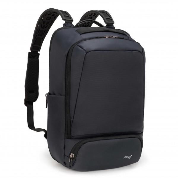 i-stay 15.6” Anti-theft Laptop - Tablet Overnight Backpack - Navy - Laptopbags.co.uk
