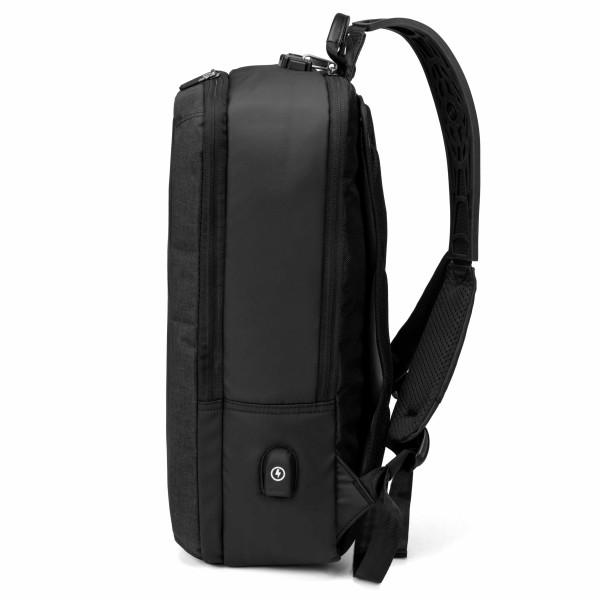 i-stay 15.6" Anti-theft Laptop - Tablet Backpack with USB port - Black - Laptopbags.co.uk