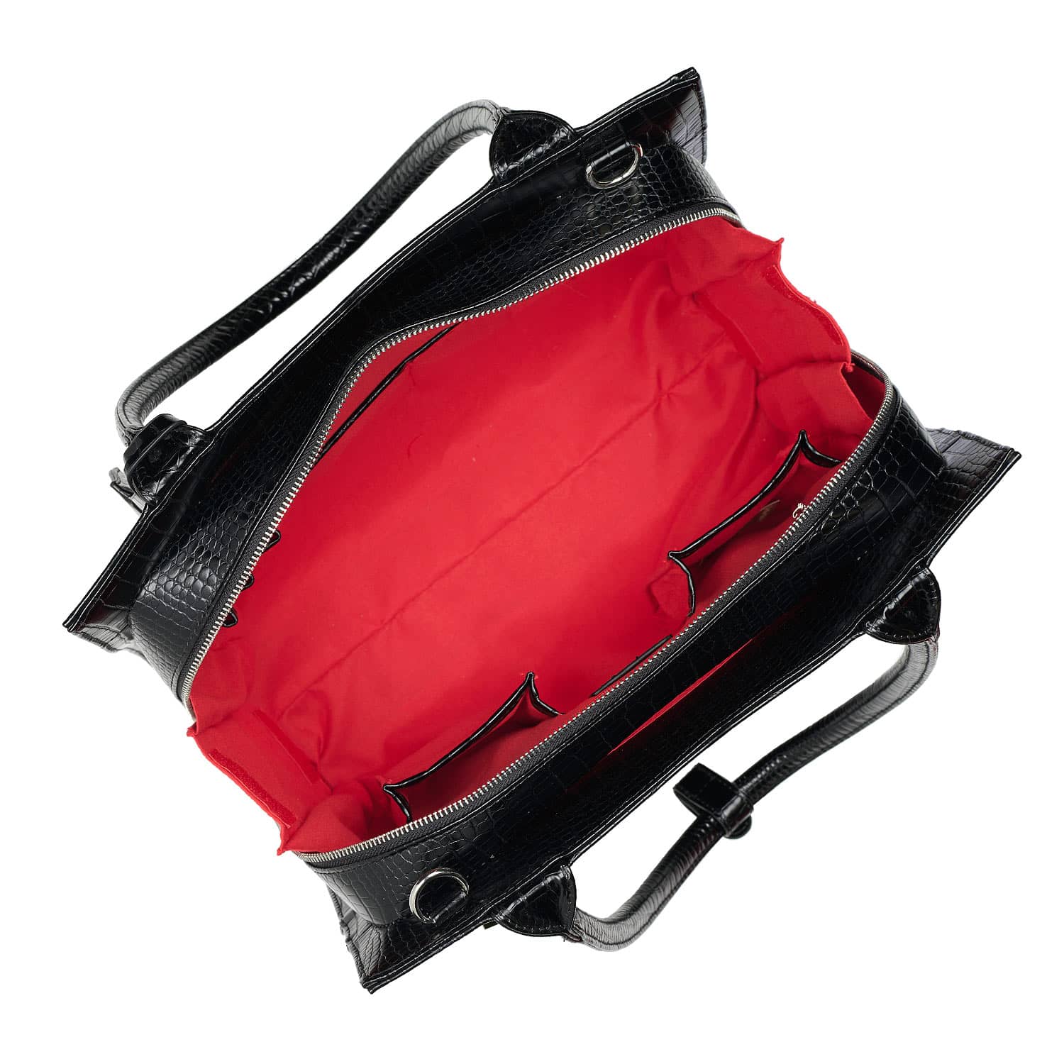 Mock Croc Midi 14″Womens Laptop Tote - Laptopbags.co.uk