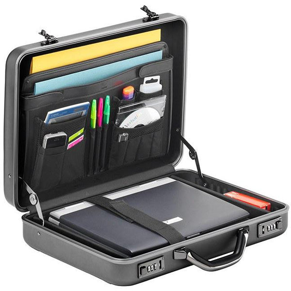 17" Aluminium Laptop Attache/Briefcase - Laptopbags.co.uk