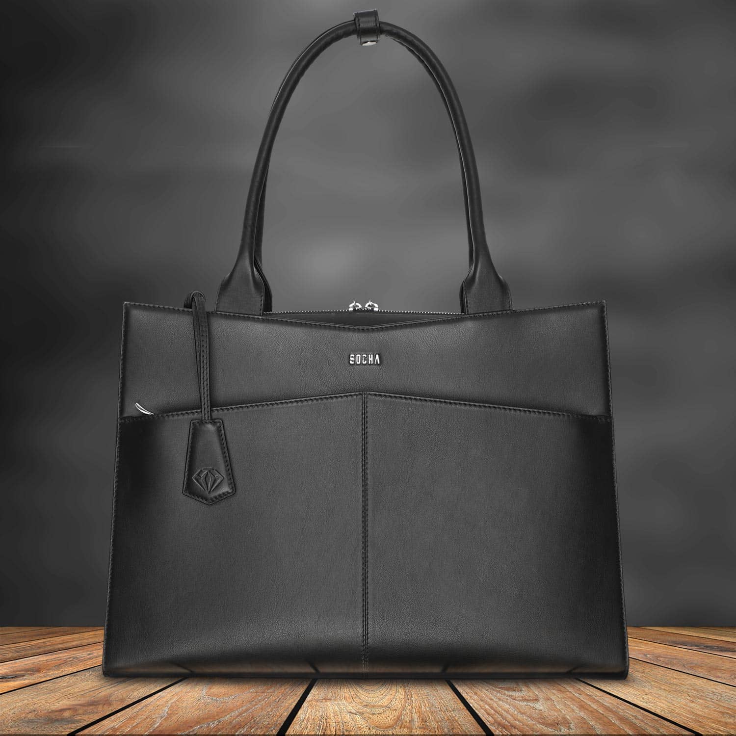 Rosebud Premium Edition 15.6" Womens Leather Laptop Tote - Laptopbags.co.uk