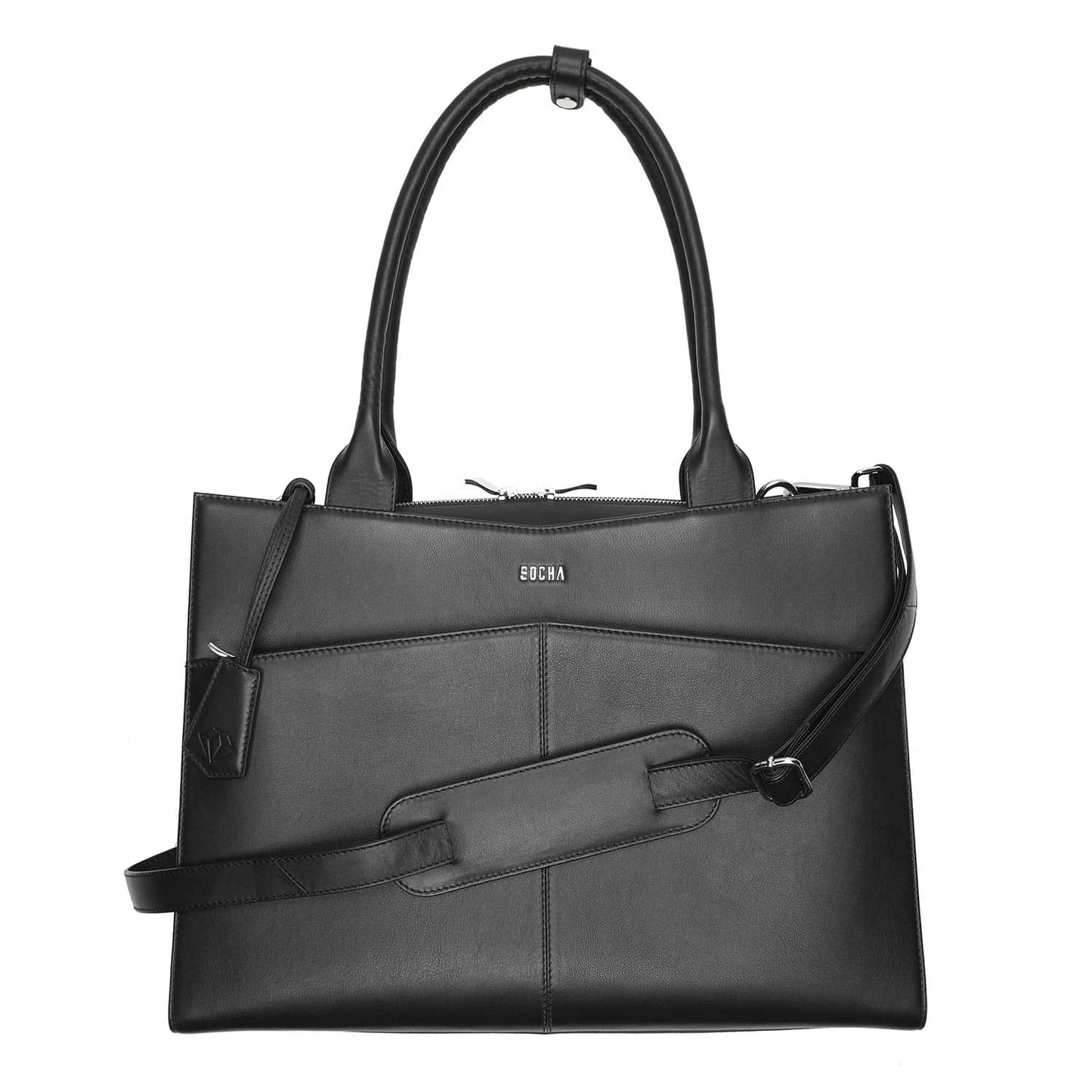 Rosebud Premium Edition 15.6" Womens Leather Laptop Tote - Laptopbags.co.uk